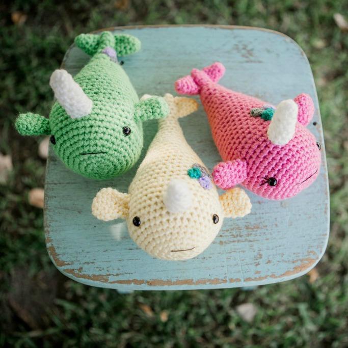 Free Amigurumi Narwhal Pattern